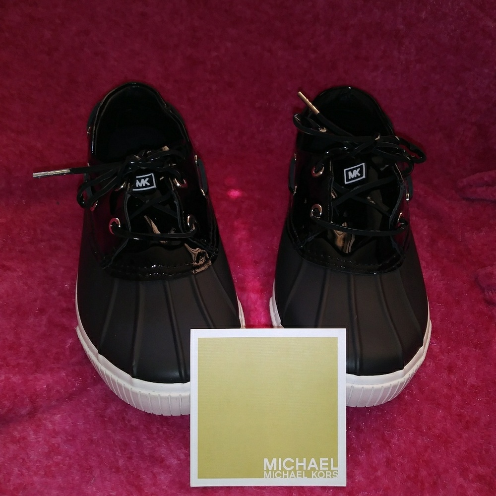 Michael Kors Black Hyde Lace Up Shoes 7M
